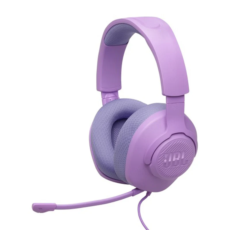JBL Quantum 100 M2 Wired Over-Ear Gaming Headset (Black, Cyan, Purple, White)