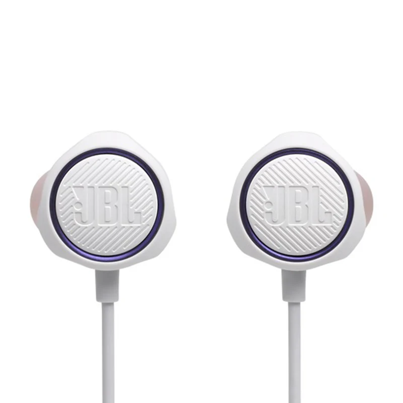 JBL Quantum 50C In-Ear Gaming Headset with USB-C Adapter (Black, White)
