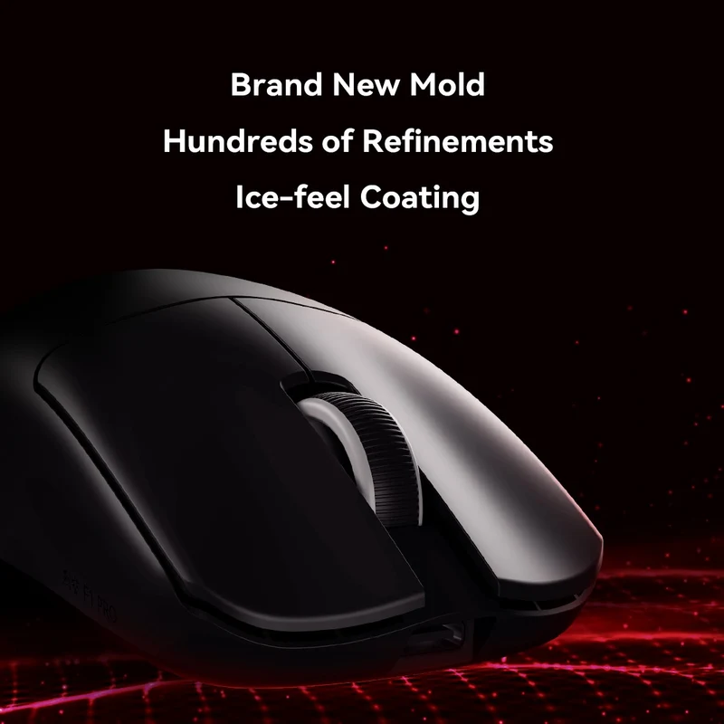 ATK Blazing Sky F1 Pro Max Lightweight Wireless Mouse (Black, White)