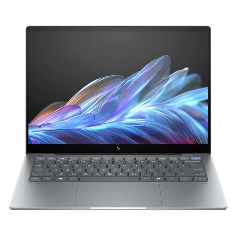 HP OmniBook X 14-FE0028QU Laptop (Meteor Silver Aluminum) | 14" 2.2K (2240x1400) IPS | Snapdragon X Elite X1E-78-100 | 32GB RAM | 1TB SSD | Qualcomm Adreno GPU | Windows 11 Home | HP Prof 17.3 Backpack