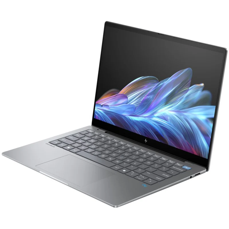 HP OmniBook X 14-FE0028QU Laptop (Meteor Silver Aluminum) | 14" 2.2K (2240x1400) IPS | Snapdragon X Elite X1E-78-100 | 32GB RAM | 1TB SSD | Qualcomm Adreno GPU | Windows 11 Home | HP Prof 17.3 Backpack
