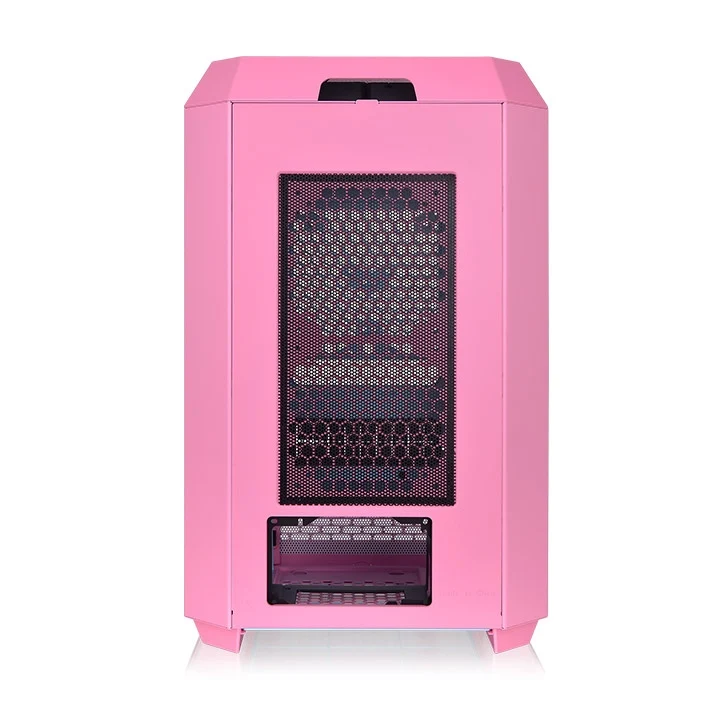 Thermaltake The Tower 300 Tempered Glass Micro ATX Tower Case (Bubble Pink, Peach Fuzz, Limestone, Gravel Sand)