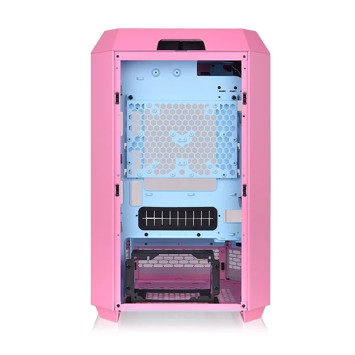 Thermaltake The Tower 300 Tempered Glass Micro ATX Tower Case (Bubble Pink, Peach Fuzz, Limestone, Gravel Sand)