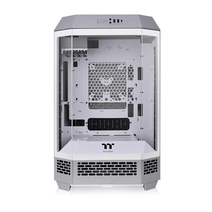 Thermaltake The Tower 300 Tempered Glass Micro ATX Tower Case (Bubble Pink, Peach Fuzz, Limestone, Gravel Sand)