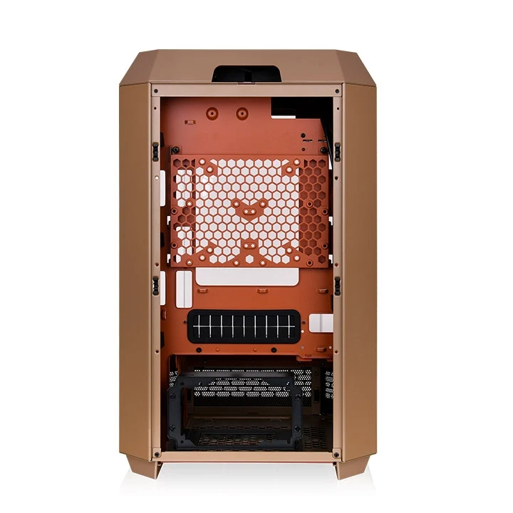 Thermaltake The Tower 300 Tempered Glass Micro ATX Tower Case (Bubble Pink, Peach Fuzz, Limestone, Gravel Sand)