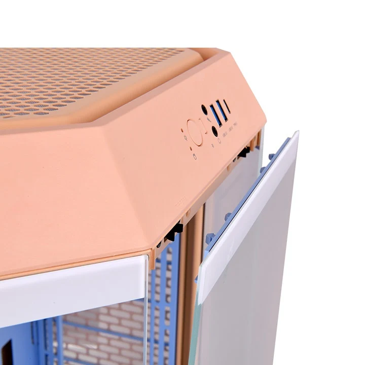 Thermaltake The Tower 300 Tempered Glass Micro ATX Tower Case (Bubble Pink, Peach Fuzz, Limestone, Gravel Sand)