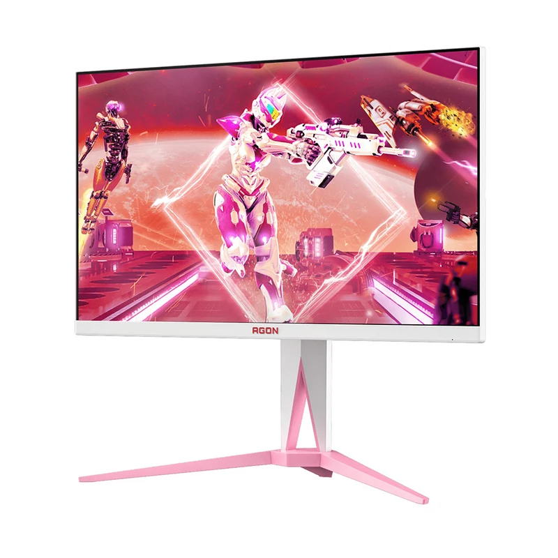 AOC Agon AG275QXR 27" QHD (2560x1440) 170Hz 1ms (GtG) G-Sync Compatible IPS Premium Gaming Monitor (White/Pink)