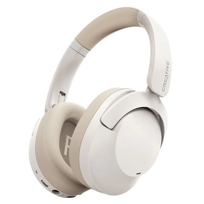Creative Zen Hybrid 2 Bluetooth Headphones (Black, Cream)