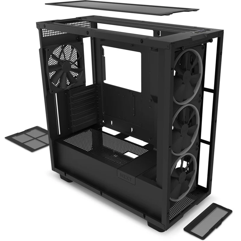 NZXT H7 Elite (2022) Premium Mid-Tower Case (Matte Black, Matte White)