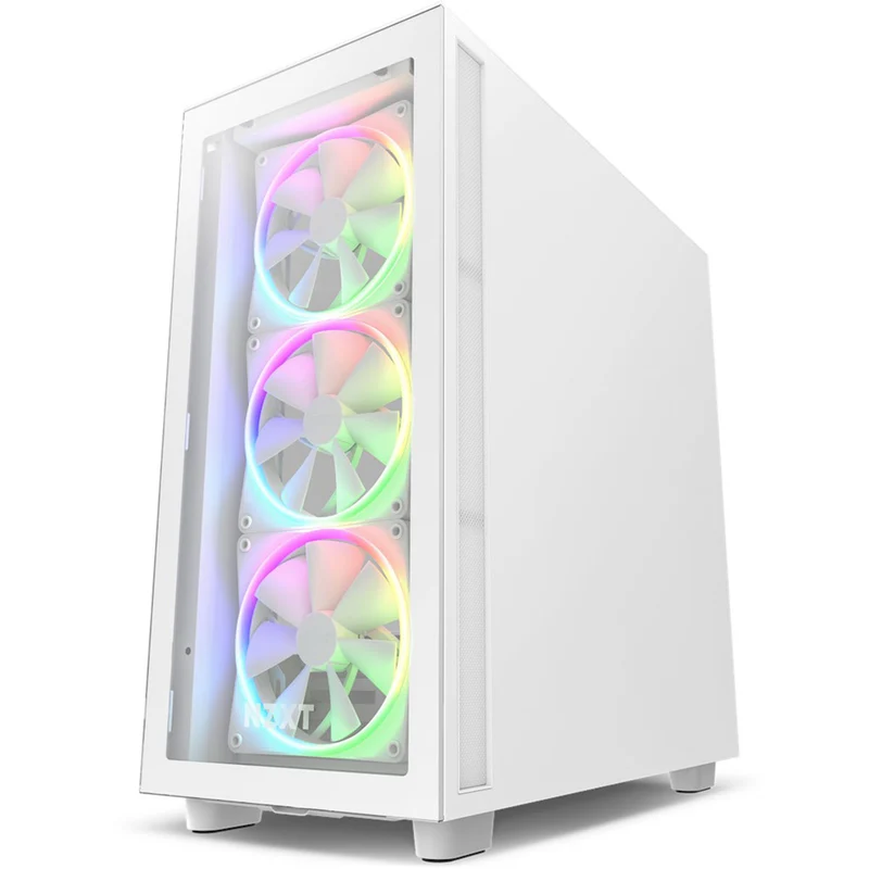 NZXT H7 Elite (2022) Premium Mid-Tower Case (Matte Black, Matte White)