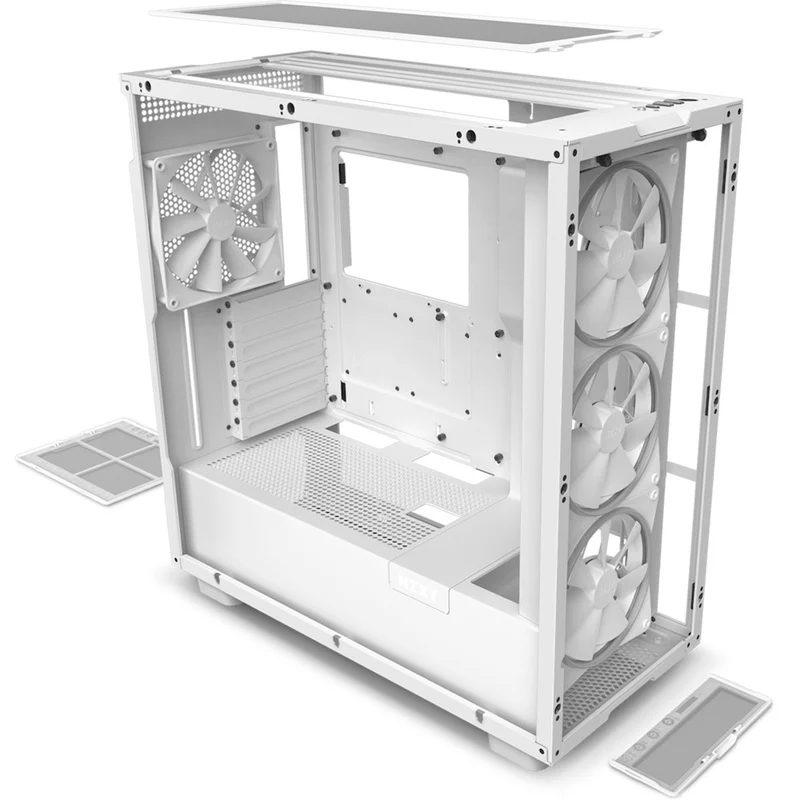 NZXT H7 Elite (2022) Premium Mid-Tower Case (Matte Black, Matte White)