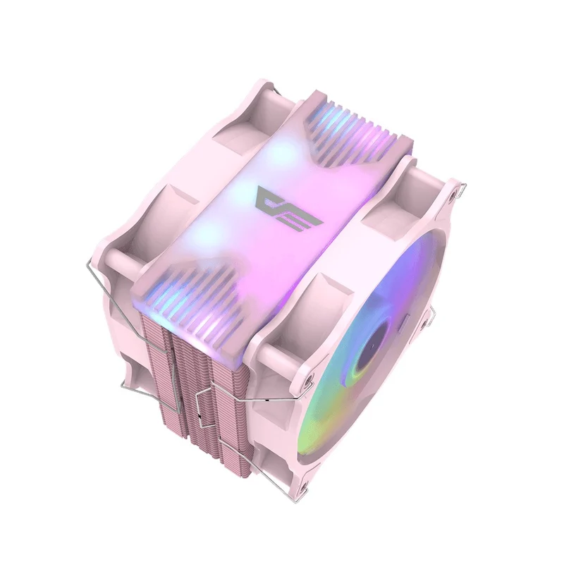 DarkFlash Darkair Plus (LT) CPU Cooler (Black, Pink, White)