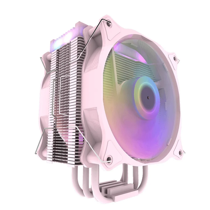 DarkFlash Darkair Plus (LT) CPU Cooler (Black, Pink, White)