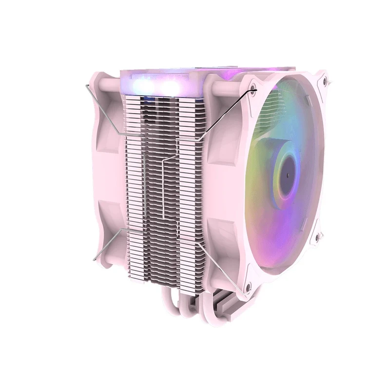 DarkFlash Darkair Plus (LT) CPU Cooler (Black, Pink, White)