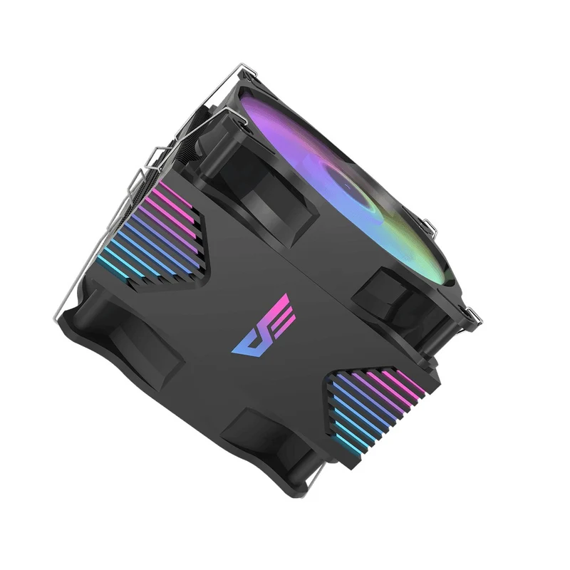 DarkFlash Darkair Plus (LT) CPU Cooler (Black, Pink, White)