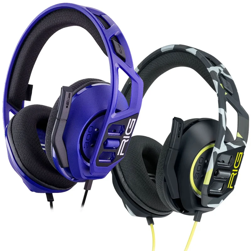 Nacon RIG 300 Pro HS Gaming Headset For PS5/PS4/Xbox/PC/Mobile (Acid Camo Edition, Cosmic Purple Ed.) (RIG300PROHSACID, RIG300PROHSCOSMIC)