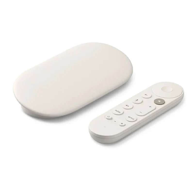 Google TV Streamer (4K) with Voice Remote 32GB (Porcelain)