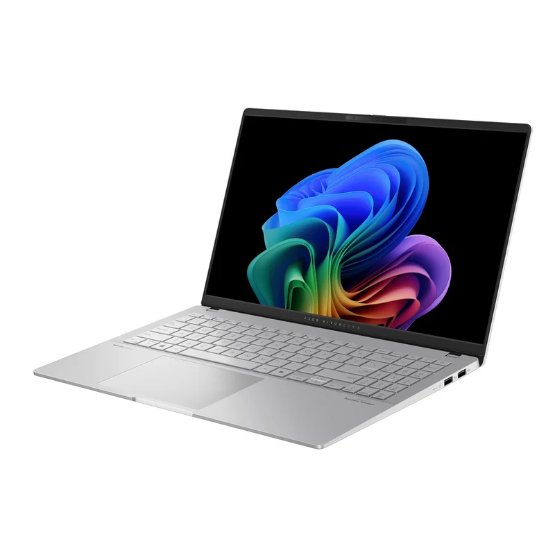 Asus Vivobook S15 S5507QA-MA029WSM Laptop (Cool Silver) | 15.6" 3K (2880x1620) OLED | Snapdragon X Plus X1P 42 100 | 16GB RAM | 1TB SSD | Qualcomm Adreno GPU | Windows 11 Home + MS Office Home & Student 2021 + MS 365 Basic + Asus AP4600 Backpack