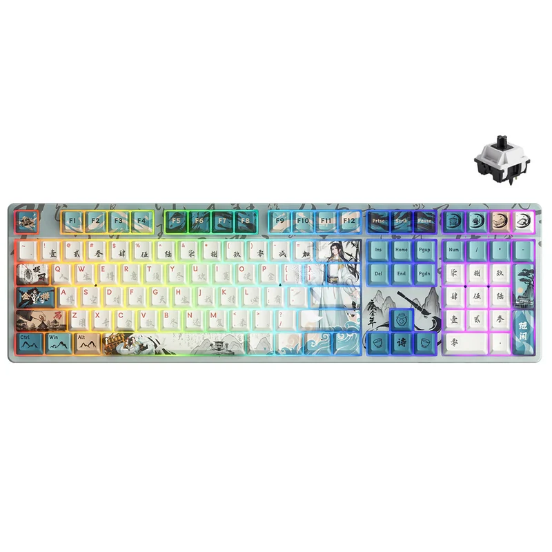 Akko Joy of Life 5108 Plus Tri-Mode RGB Hot-Swappable Mechanical Keyboard (Akko V3 Piano Pro)