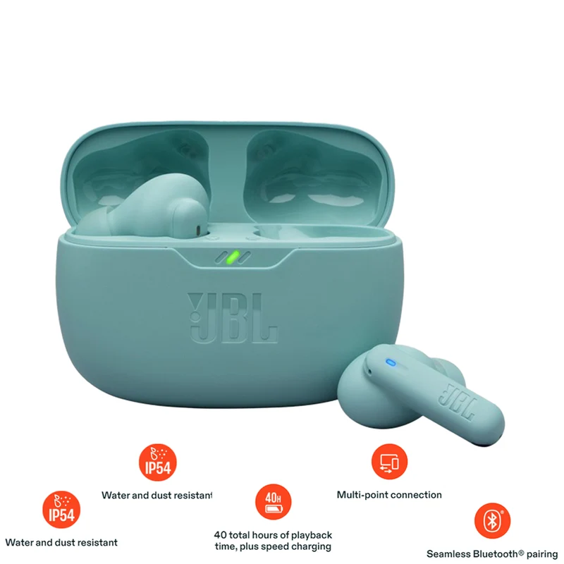 JBL Wave Beam 2 True Wireless Noise Cancelling Earbuds (Black, Blue, Pink, White)