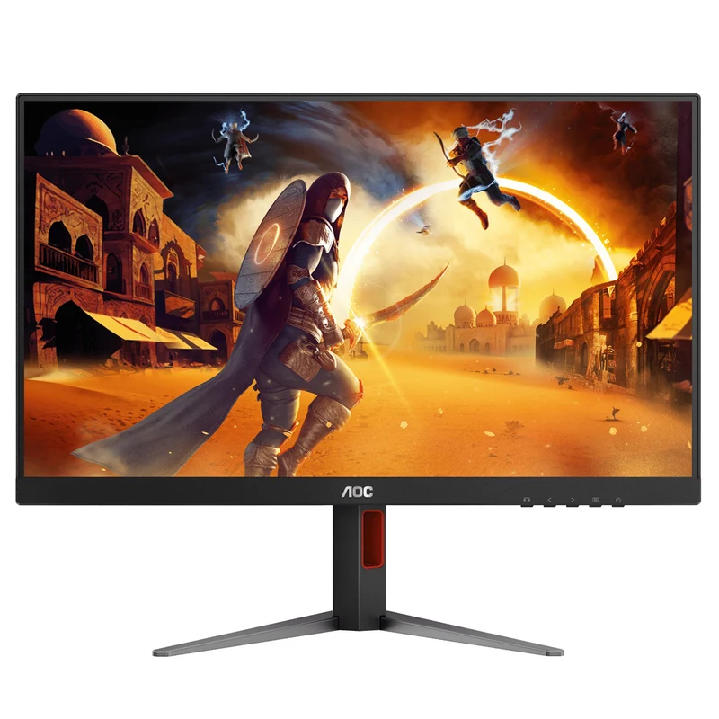 AOC Q27G4F/71 27" QHD (2560x1440) 180Hz 0.5ms (MPRT) /1ms (GtG) G-Sync Compatible Fast IPS Gaming Monitor (Black/Red)