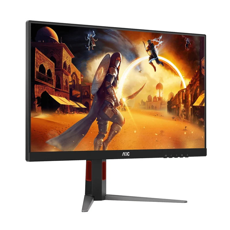 AOC Q27G4F/71 27" QHD (2560x1440) 180Hz 0.5ms (MPRT) /1ms (GtG) G-Sync Compatible Fast IPS Gaming Monitor (Black/Red)