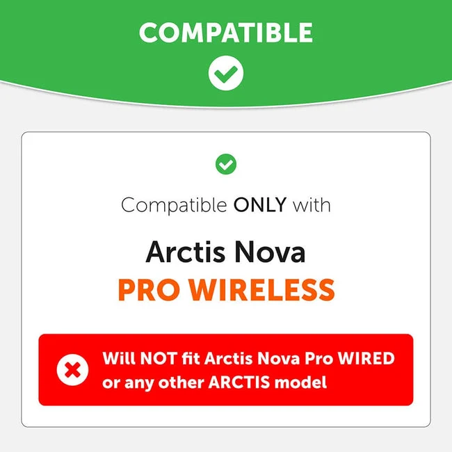 Wicked Cushions Arctis Nova Pro Wireless Earpads - WC FreeZe Cooling Gel
