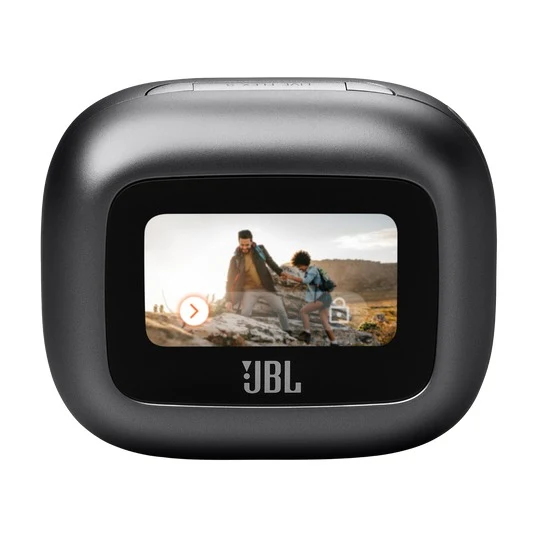 JBL Live Flex 3 True Wireless Noise-Cancelling Earbuds with Open-Stick Design & Smart Charging Case (Black, Silver, Blue, Purple)