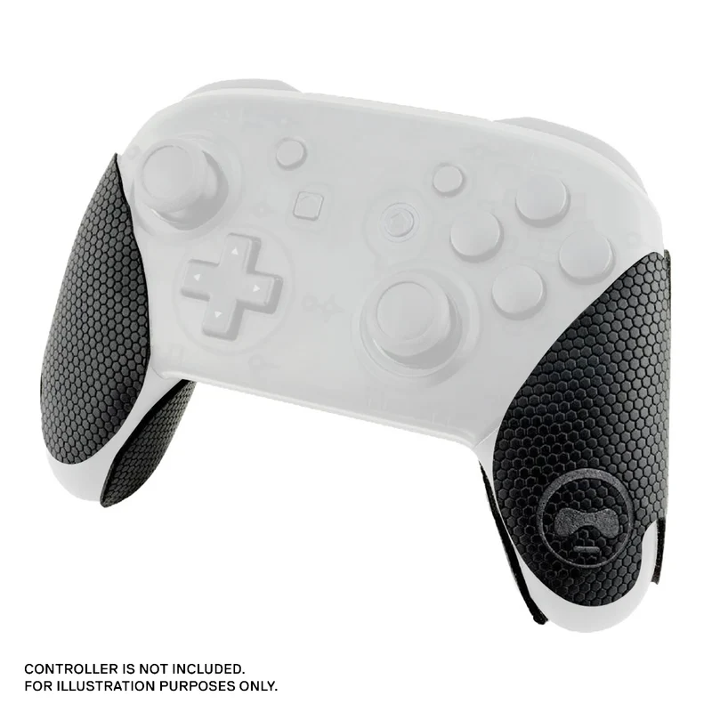 SteelSeries Kontrolfreek Grips for Nintendo Switch Pro (Nightfall Black/Noir) (4777-PRO)