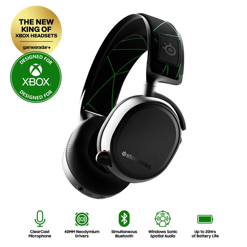 SteelSeries Arctis 9X Dual Wireless Gaming Headset for Xbox (61481)