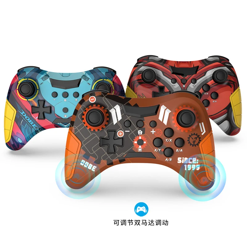 Dobe Wireless Mechanical Controller for Nintendo Switch/ PS3/ PC TY-3839 (Gear Wheel, Fortress, Armoured)