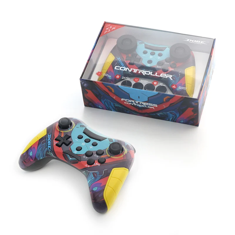 Dobe Wireless Mechanical Controller for Nintendo Switch/ PS3/ PC TY-3839 (Gear Wheel, Fortress, Armoured)