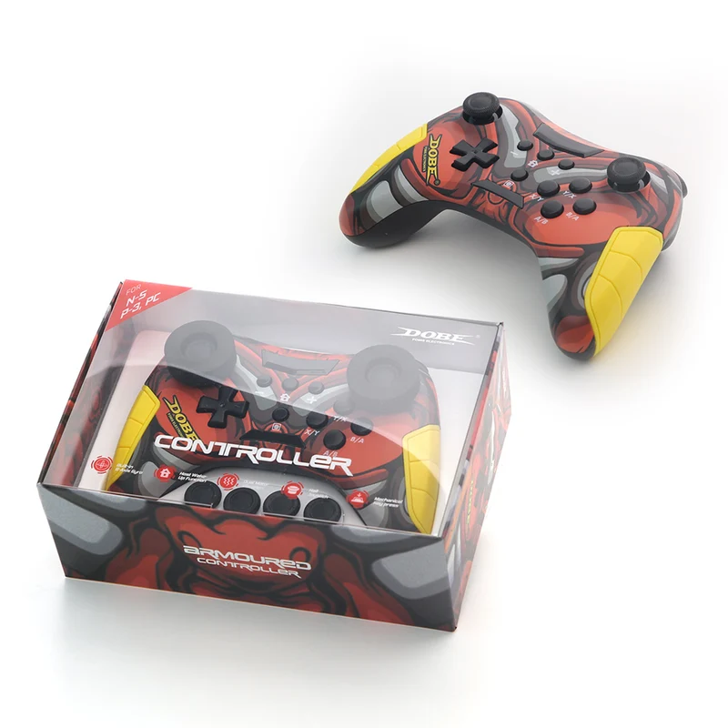 Dobe Wireless Mechanical Controller for Nintendo Switch/ PS3/ PC TY-3839 (Gear Wheel, Fortress, Armoured)