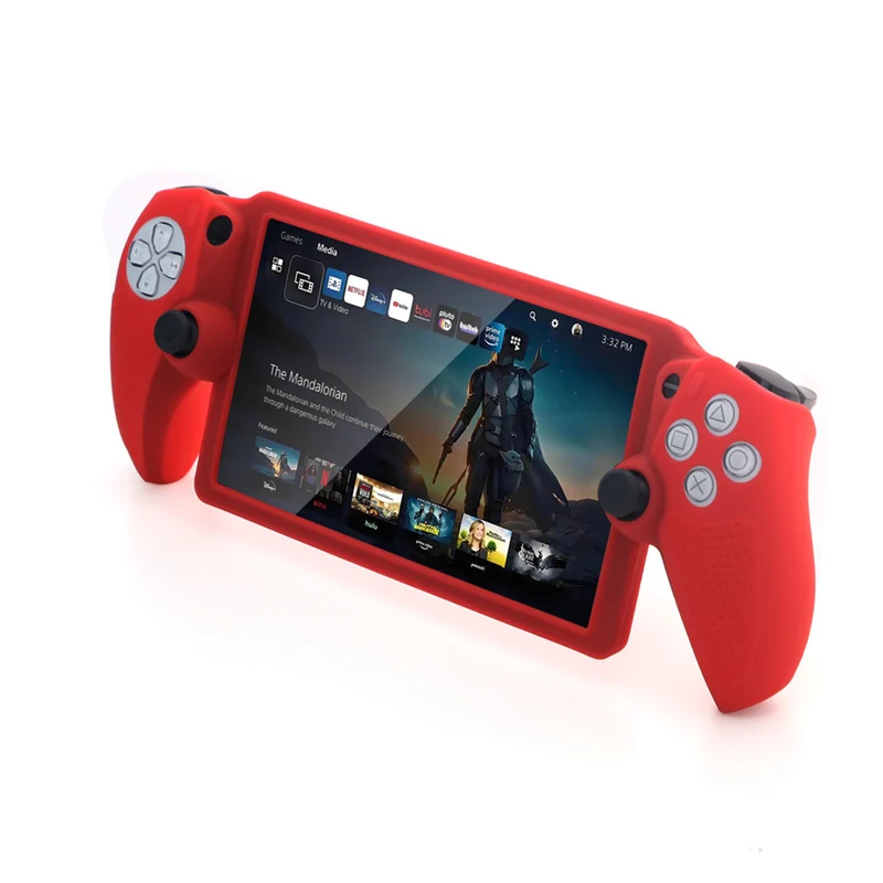 Dobe Silicone Case for Playstation Portal TP5-3586 (Transparent Red, Transparent Blue, Transparent White)