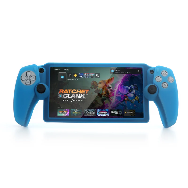 Dobe Silicone Case for Playstation Portal TP5-3586 (Transparent Red, Transparent Blue, Transparent White)