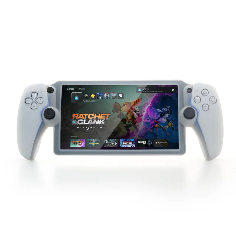Dobe Silicone Case for Playstation Portal TP5-3586 (Transparent Red, Transparent Blue, Transparent White)