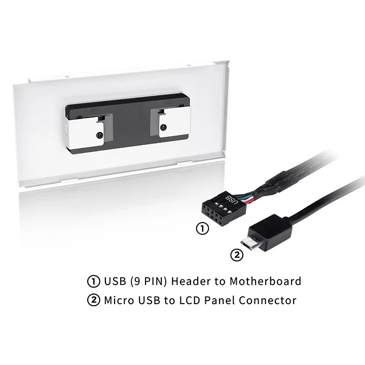 Thermaltake LCD Panel Kit For Ceres Series (Black, Snow)