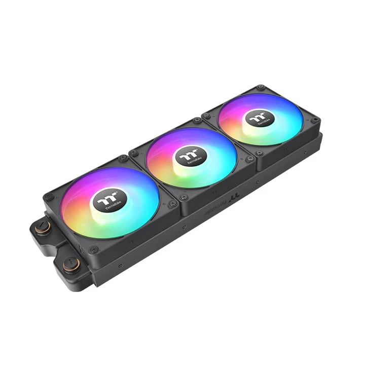 Thermaltake CT140 EX ARGB Sync PC Cooling Fan (3-Fan Pack) (Black, White)