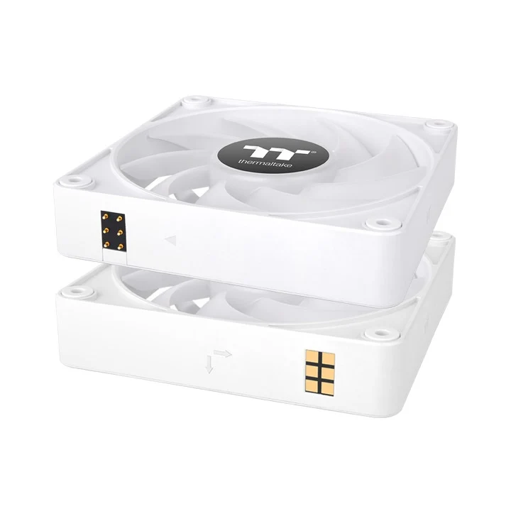 Thermaltake CT140 EX ARGB Sync PC Cooling Fan (3-Fan Pack) (Black, White)