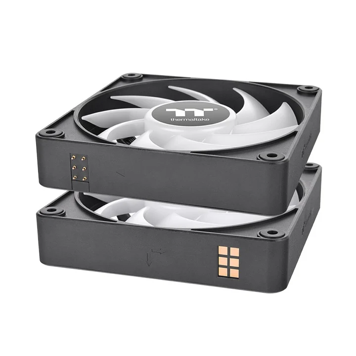 Thermaltake CT120 EX ARGB Sync PC Cooling Fan (3-Fan Pack) (Black, White, Hydrangea Blue)