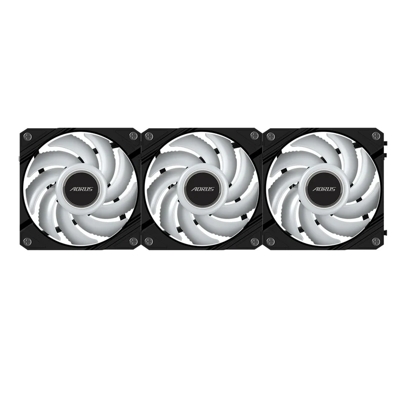 Gigabyte Aorus EZ Chain Fan 120 CPU Cooler (3-Pack) (Black)