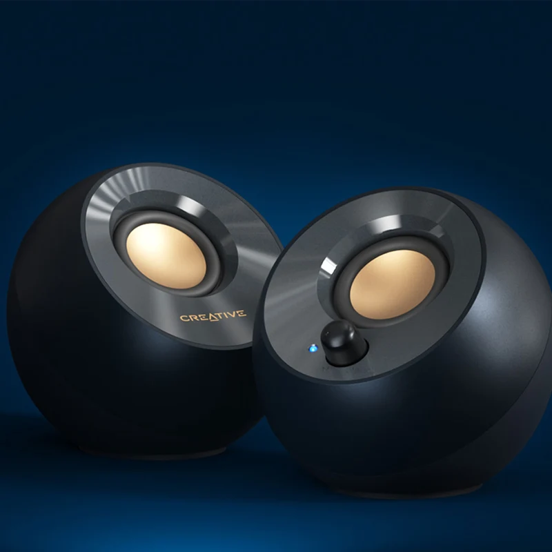 Creative Pebble V2 USB Type-C Powered Desktop Speakers (Black)