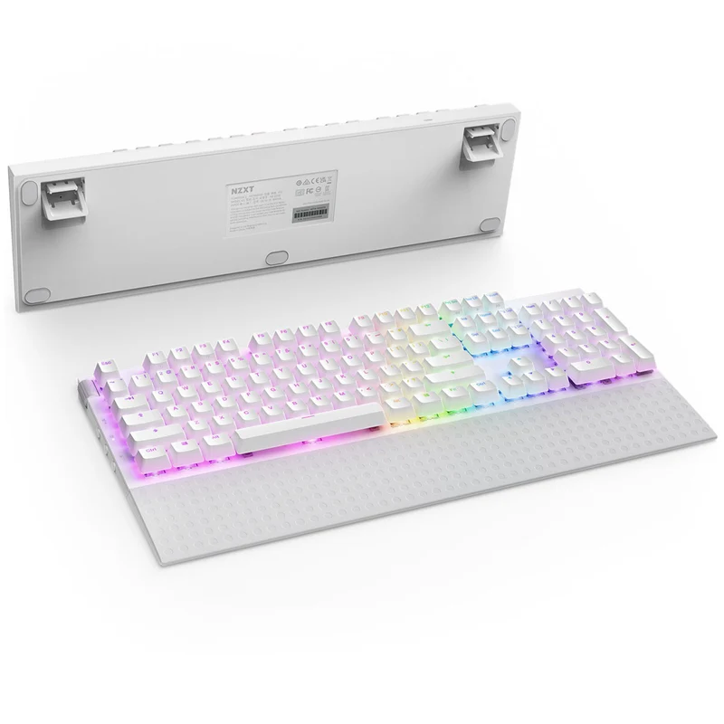 NZXT Function 2 Full-Size Optical Gaming Keyboard (Matte White)