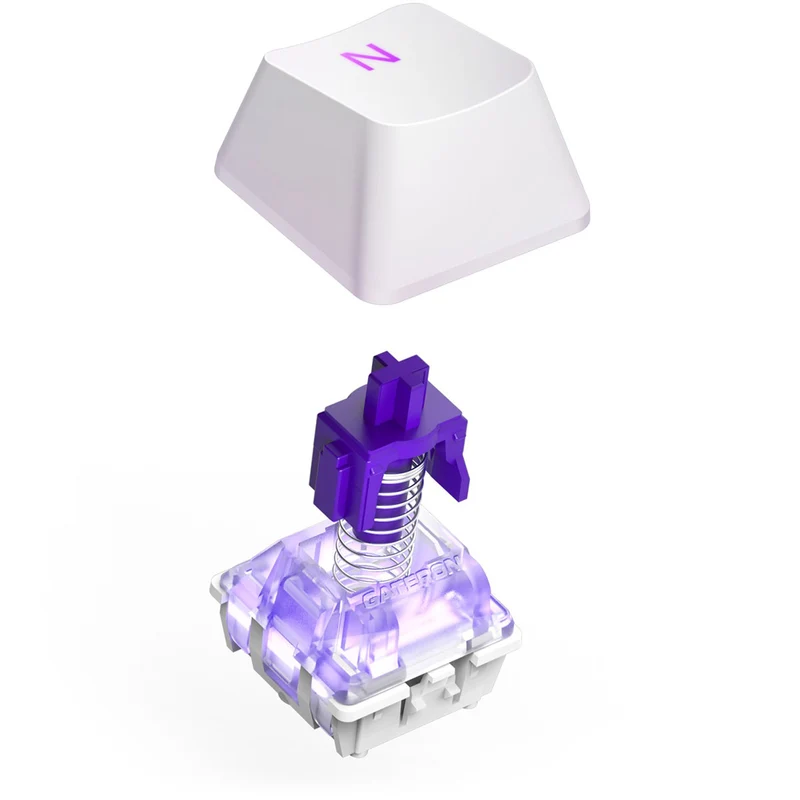 NZXT Function 2 Full-Size Optical Gaming Keyboard (Matte White)