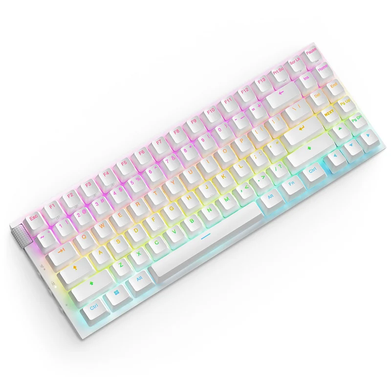 NZXT Function 2 MiniTKL Compact Tenkeyless Optical Gaming Keyboard (Matte White)
