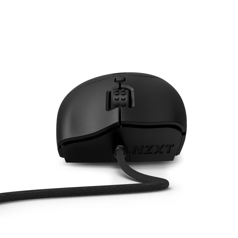 NZXT Lift 2 Ergo Lightweight Ergonomic Wired Gaming Mouse (Matte Black, Matte White)