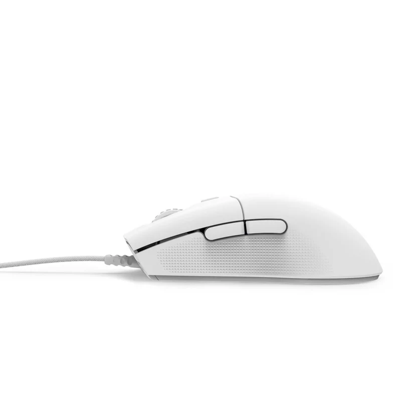 NZXT Lift 2 Ergo Lightweight Ergonomic Wired Gaming Mouse (Matte Black, Matte White)