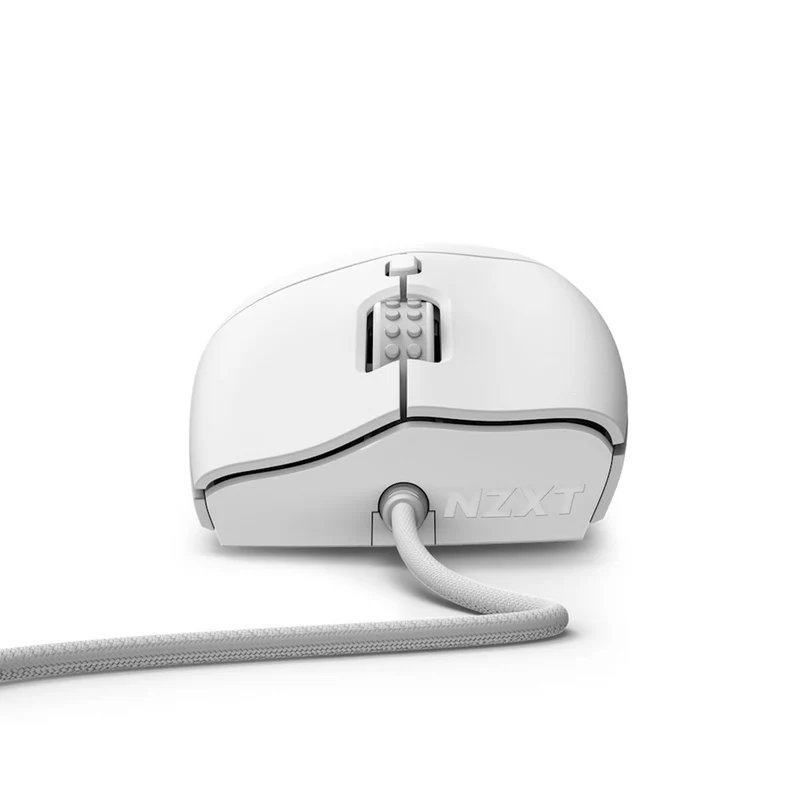 NZXT Lift 2 Ergo Lightweight Ergonomic Wired Gaming Mouse (Matte Black, Matte White)