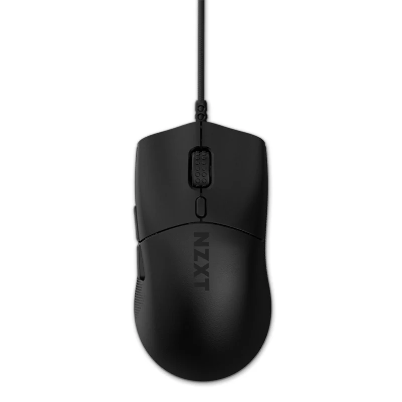 NZXT Lift 2 Symm Lightweight Symmetrical Wired Gaming Mouse (Matte Black, Matte White)