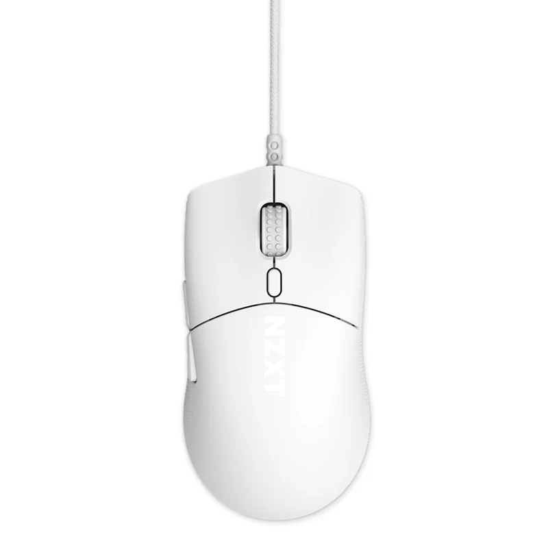 NZXT Lift 2 Symm Lightweight Symmetrical Wired Gaming Mouse (Matte Black, Matte White)